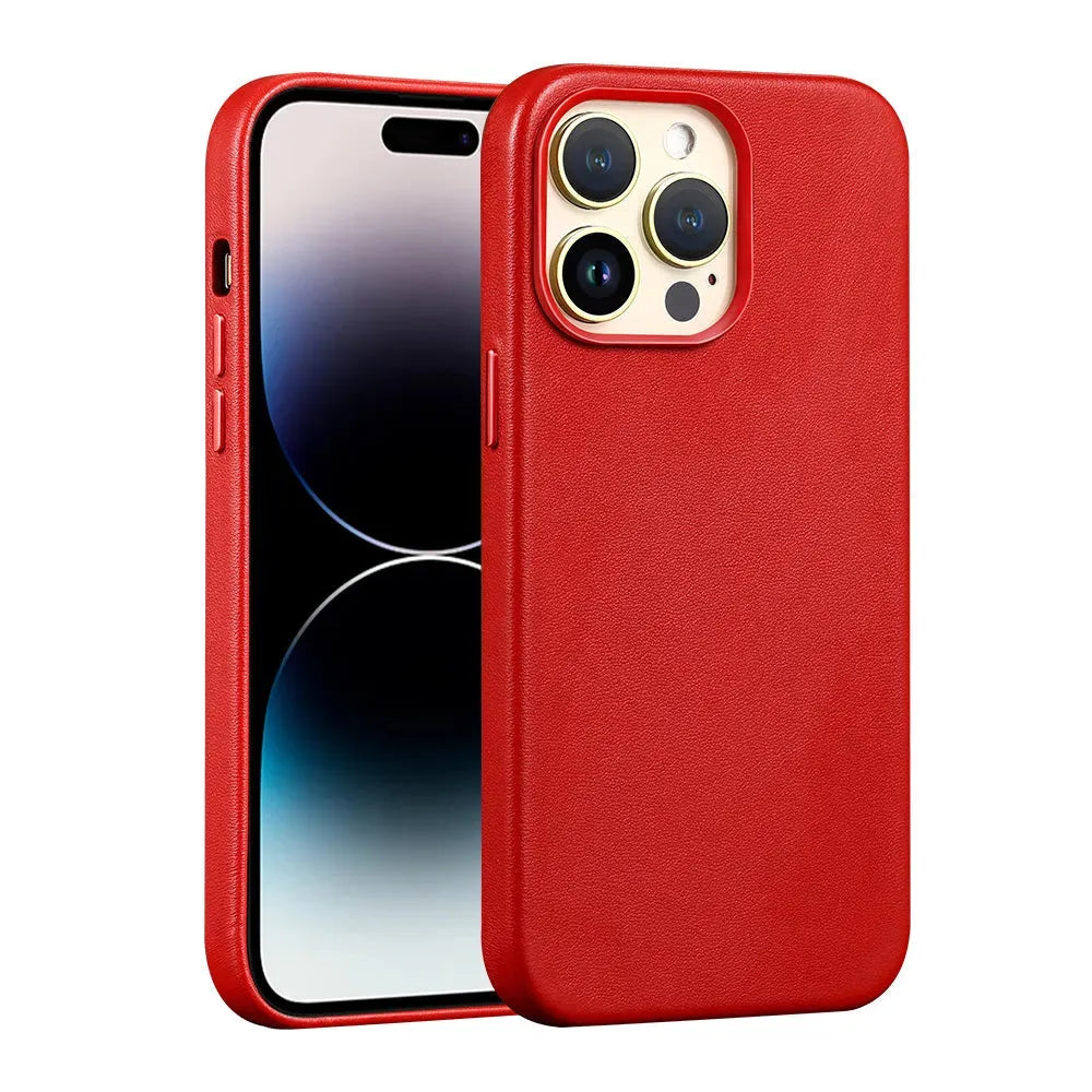 Magnetic Absorbing Leather Phone Case - Bellarte Enchanté Magnetic Absorbing Leather Phone Case